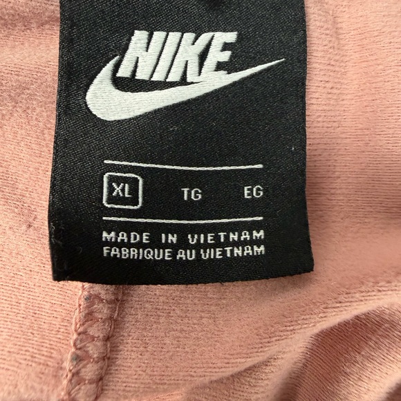 Nike Women’s Track Joggers Dusty Rose Pink w/ Stripe Cuffs – Size XL - Picture 14 of 14